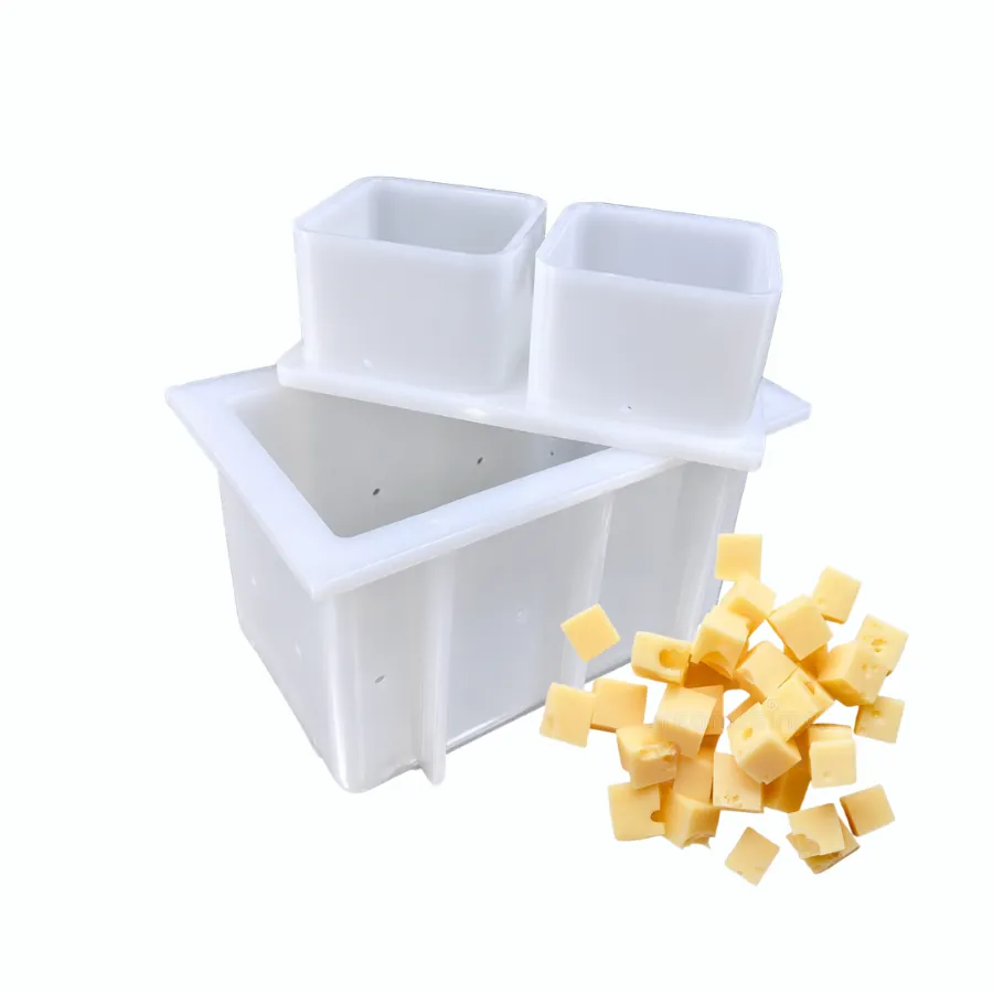 Molde rectangular para queso de 1/2 kg con tapa – PL-500 Injesul - Imagen 2